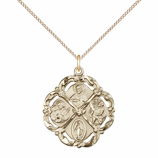 Gold Filled 5-Way Pendant - 5446GF