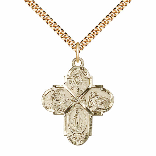 Gold Filled 4-Way Pendant - 5450GF