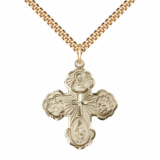 Gold Filled 5-Way Pendant - 5458GF