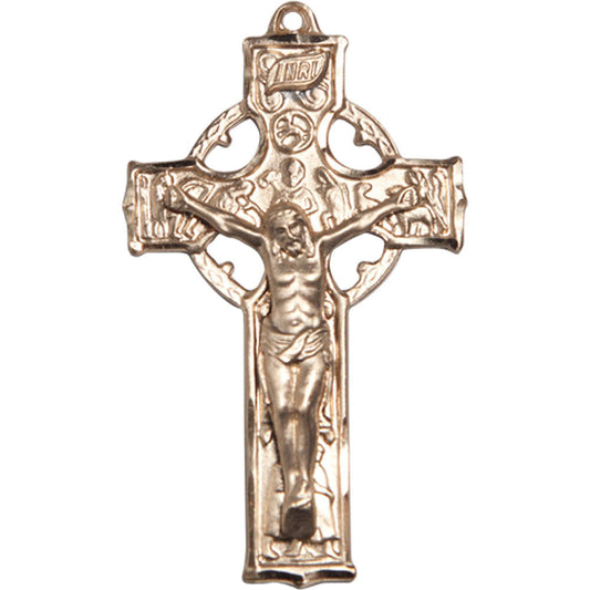14kt Gold Celtic Crucifix Pendant - 5460KT