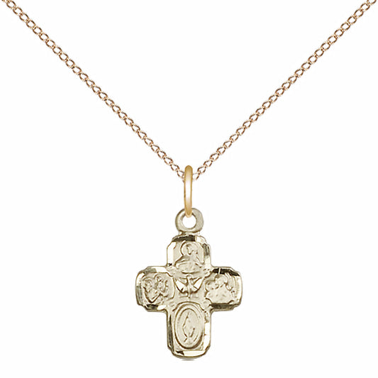 Gold Filled 4-Way Pendant - 5688GF