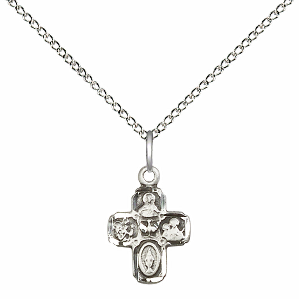 Sterling Silver 4-Way Pendant - 5688SS