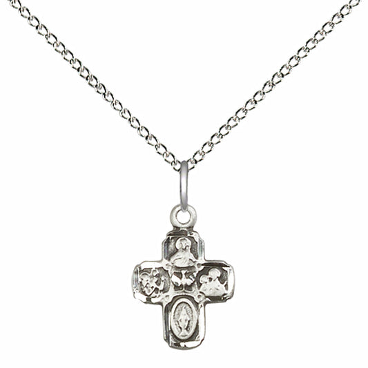 Sterling Silver 4-Way Pendant - 5688SS