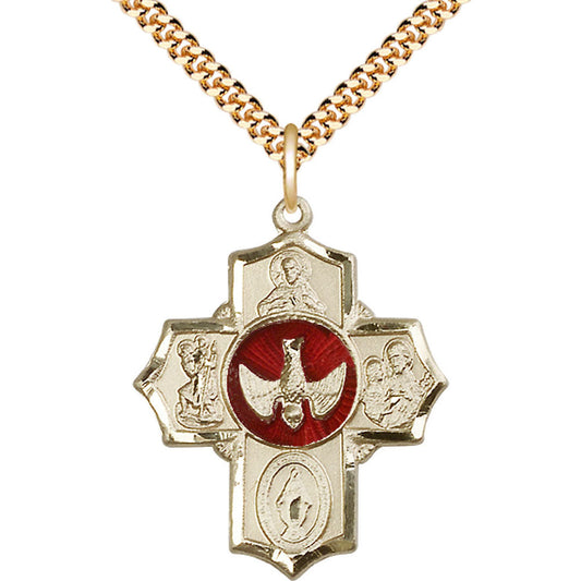 Gold Filled 5-Way Pendant - 5690EGF