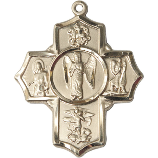 14kt Gold Warrior 5-Way Pendant - 5729KT