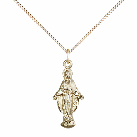 Gold Filled Miraculous Pendant - 5900GF