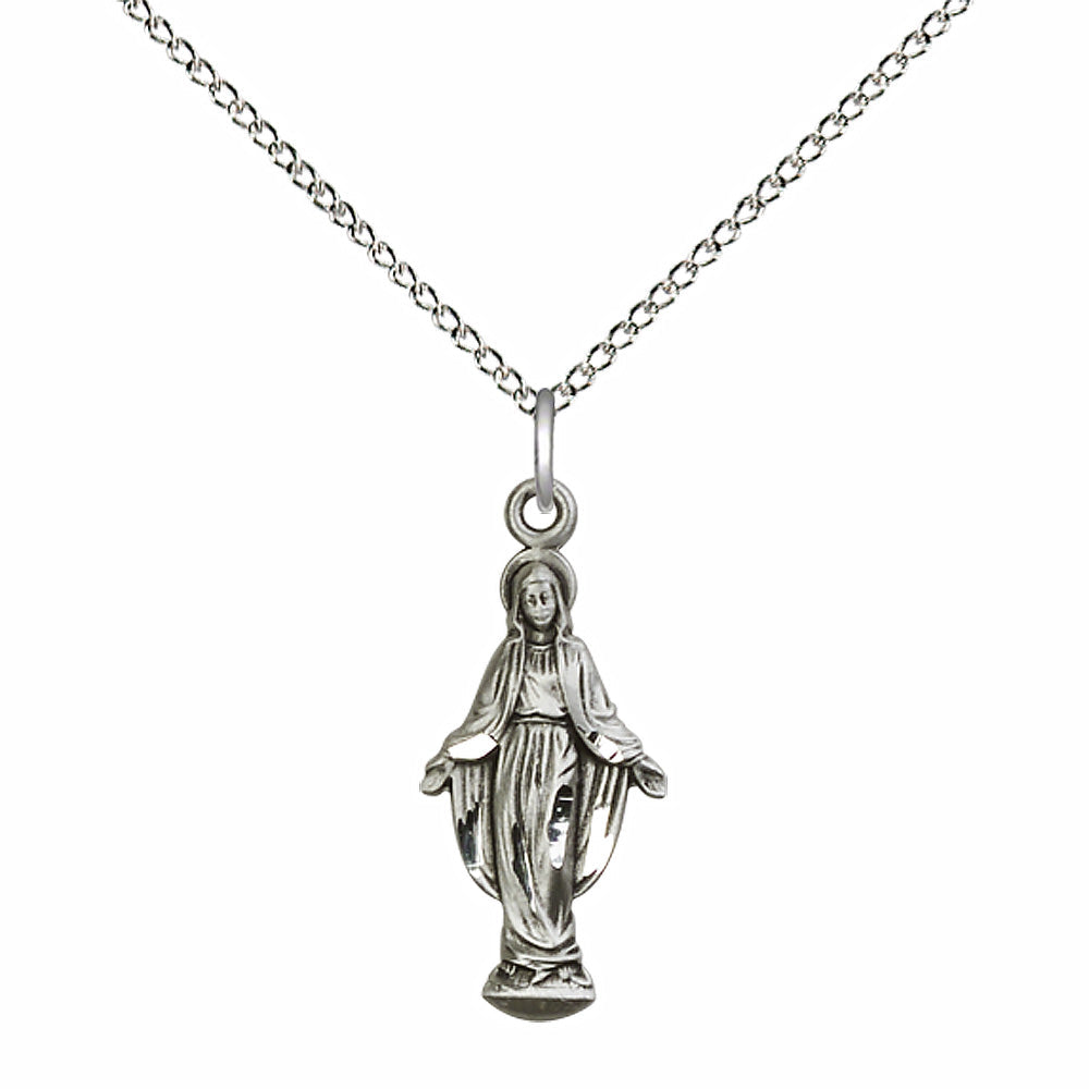 Sterling Silver Miraculous Pendant - 5900SS