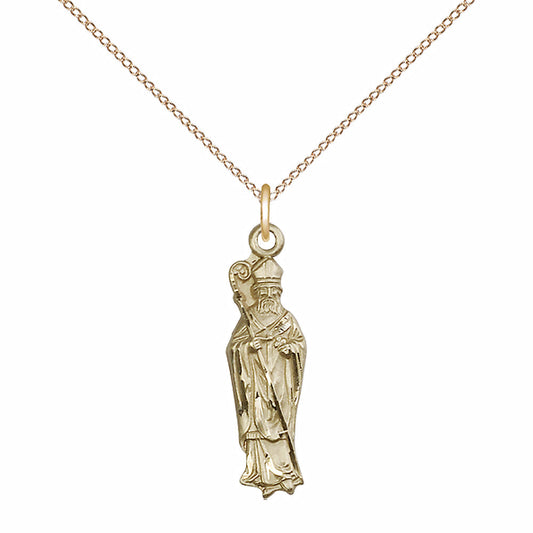 Gold Filled Saint Patrick Pendant - 5913GF
