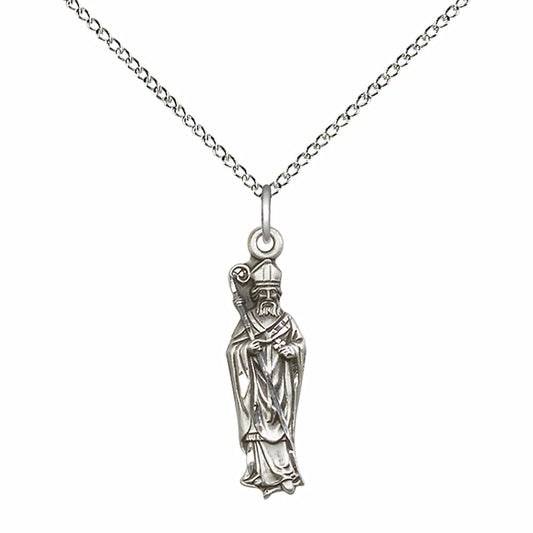 Sterling Silver Saint Patrick Pendant - 5913SS