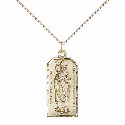 Gold Filled Saint Patrick Pendant - 5914GF