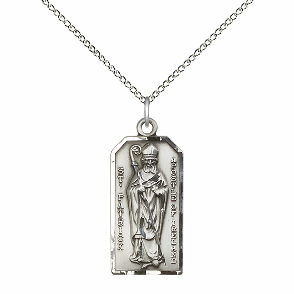 Sterling Silver Saint Patrick Pendant - 5914SS