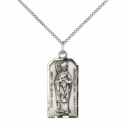 Sterling Silver Saint Patrick Pendant - 5914SS
