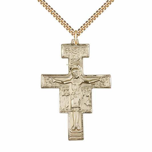 Gold Filled San Damiano Pendant - 6070GF
