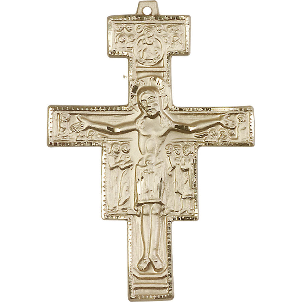 14kt Gold San Damiano Pendant - 6070KT