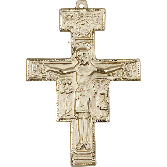 14kt Gold San Damiano Pendant - 6070KT