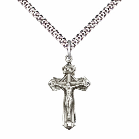 Sterling Silver Crucifix Pendant - 6092SS