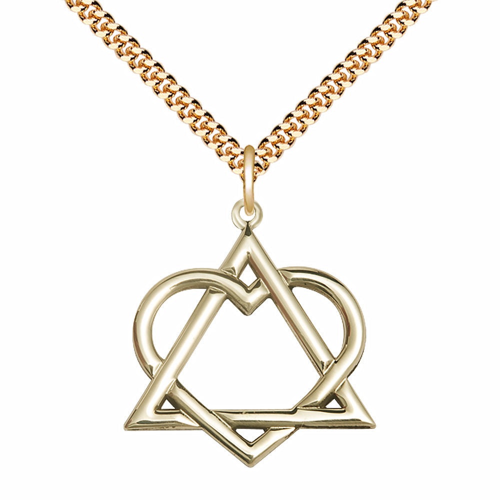 Gold Filled Adoption Heart Pendant - 6210GF