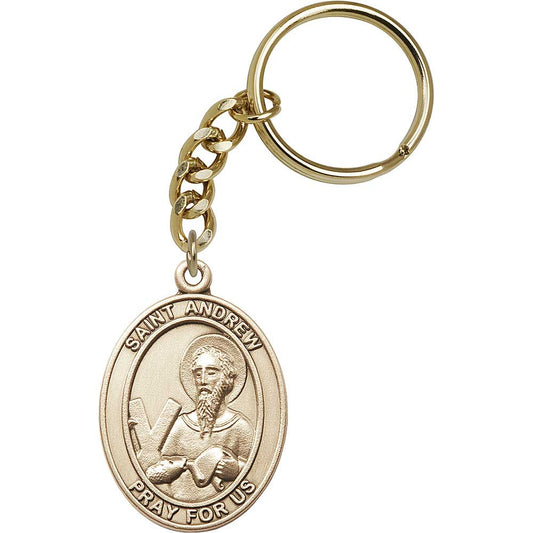 Gold Oxide St. Andrew Keychain - 6700