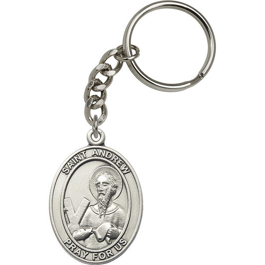 Silver Oxide St. Andrew Keychain - 6700