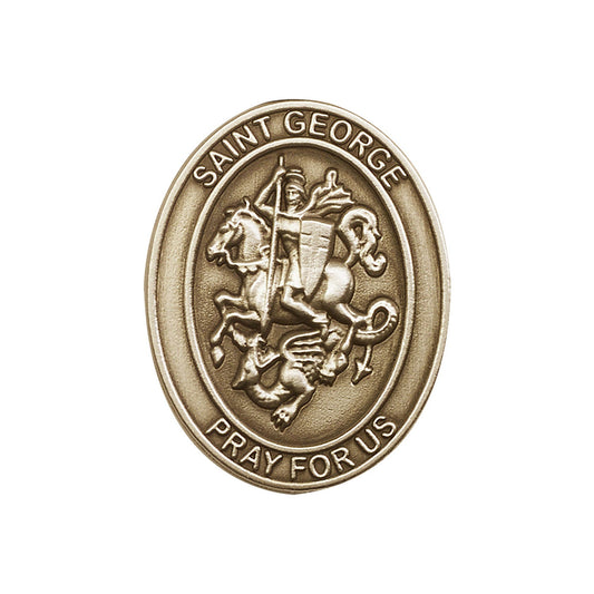 Antique Gold St. George Visor Clip - 6740VG