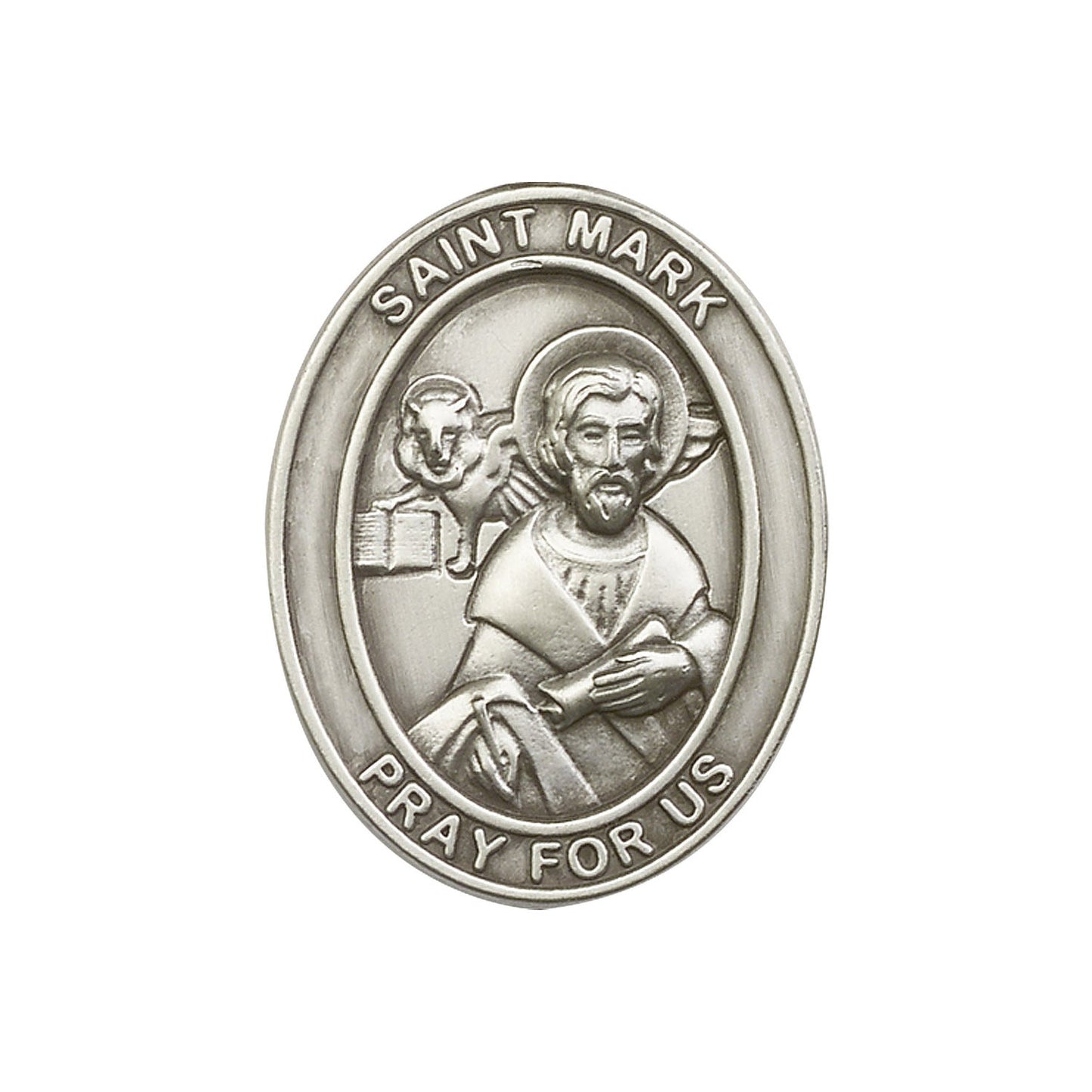 Antique Silver St. Mark Visor Clip - 6770V