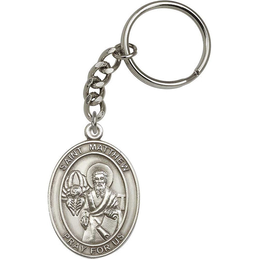 Antique Silver St. Matthew Keychain - 6774