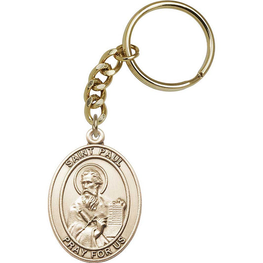 Gold Oxide St. Paul the Apostle Keychain - 6786