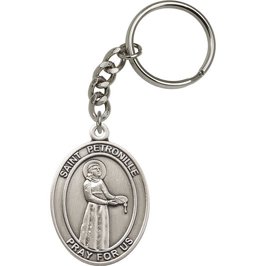 Silver Oxide St. Petronille Keychain - 6909