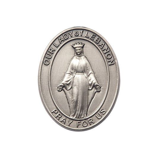 Silver Oxide O/L of Lebanon Visor Clip - 6929V