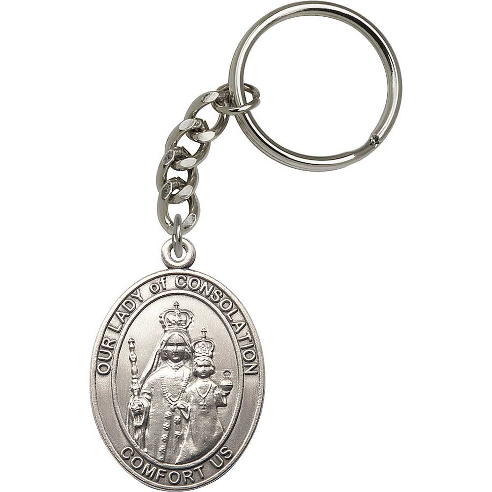 Silver Oxide O/L of Consolation Keychain - 6992