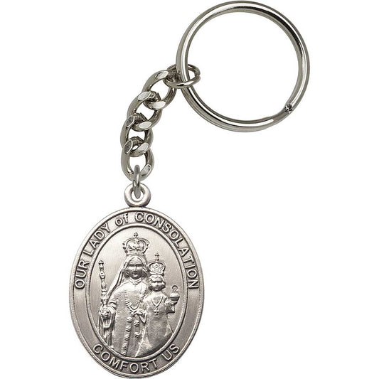 Silver Oxide O/L of Consolation Keychain - 6992