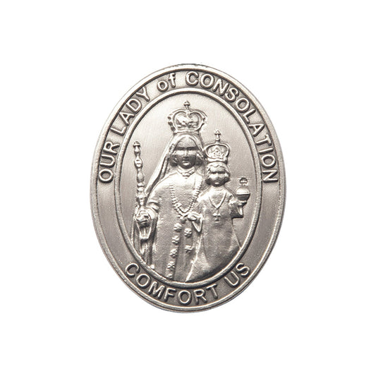 Silver Oxide O/L of Consolation Visor Clip - 6992V