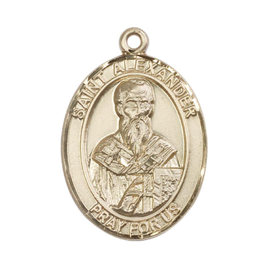 14kt Gold St. Alexander Sauli Medal - Large