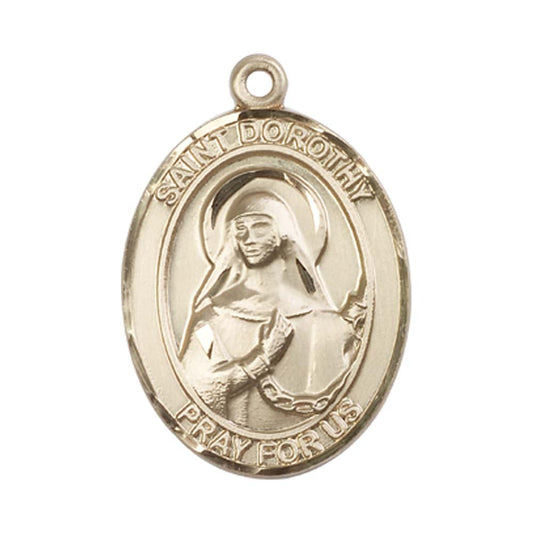 14kt Gold St. Dorothy Medal - Large