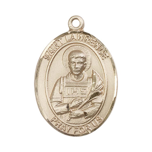 14kt Gold St. Lawrence Medal - Large