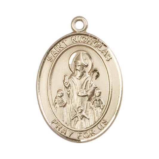 14kt Gold St. Nicholas Medal - Large