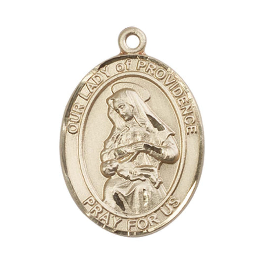 14kt Gold O/L of Providence Medal - Large