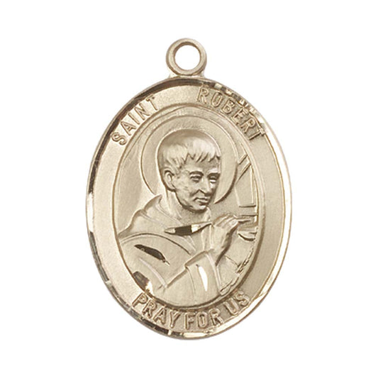 14kt Gold St. Robert Bellarmine Medal - Large