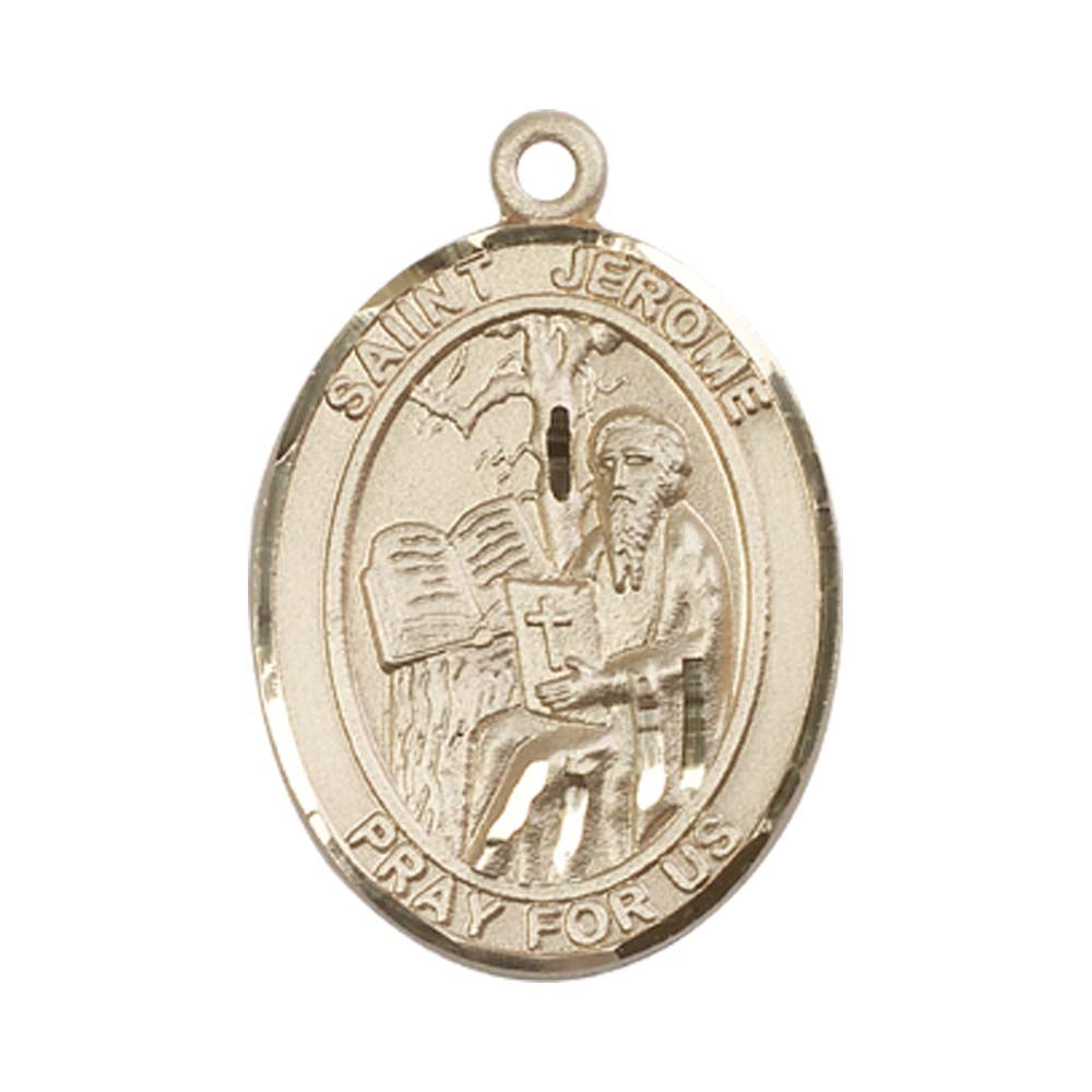 14kt Gold St. Jerome Medal - Large