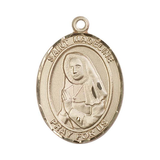 14kt Gold St. Madeline Sophie Barat Medal - Large