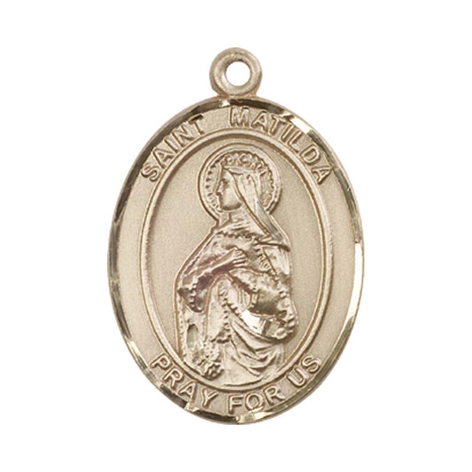 14kt Gold St. Matilda Medal - Large