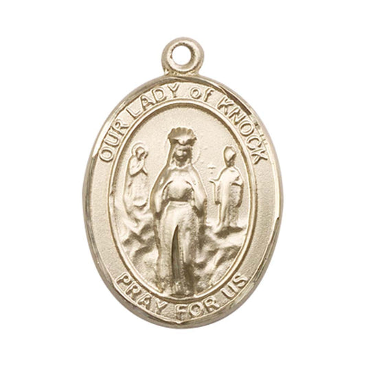 14kt Gold O/L of Knock Medal - Large