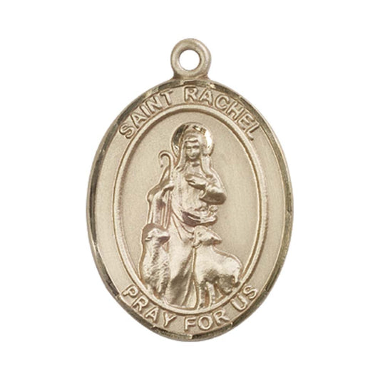 14kt Gold St. Rachel Medal - Large