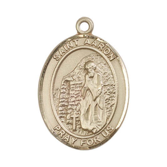 14kt Gold St. Aaron Medal - Large