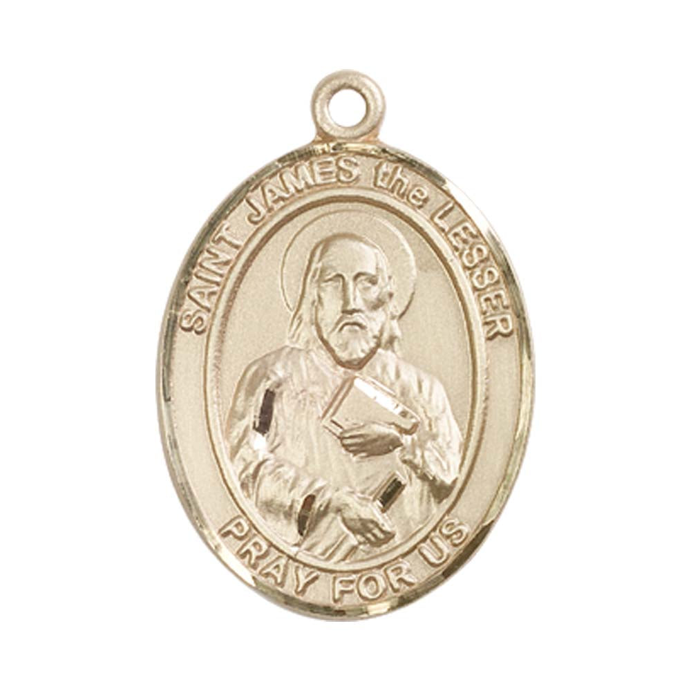 14kt Gold St. James the Lesser Medal - Large
