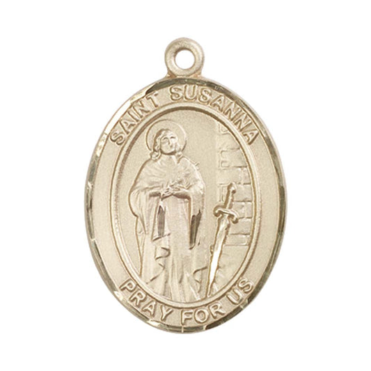 14kt Gold St. Susanna Medal - Large