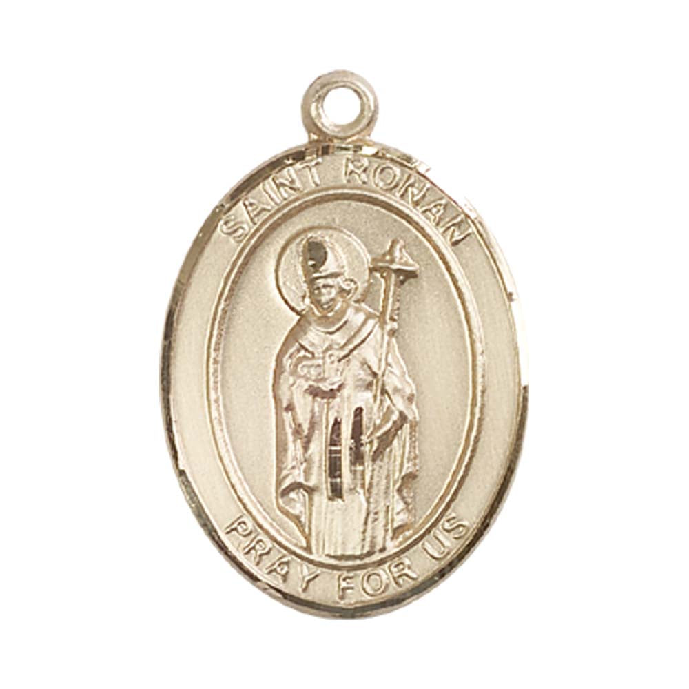 14kt Gold St. Ronan Medal - Large