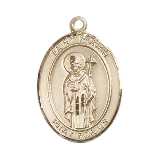 14kt Gold St. Ronan Medal - Large