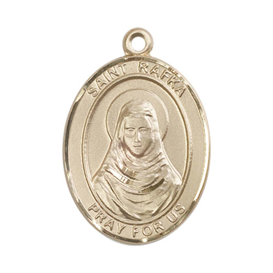14kt Gold St. Rafta Medal - Large
