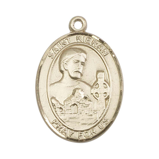14kt Gold St. Kieran Medal - Large